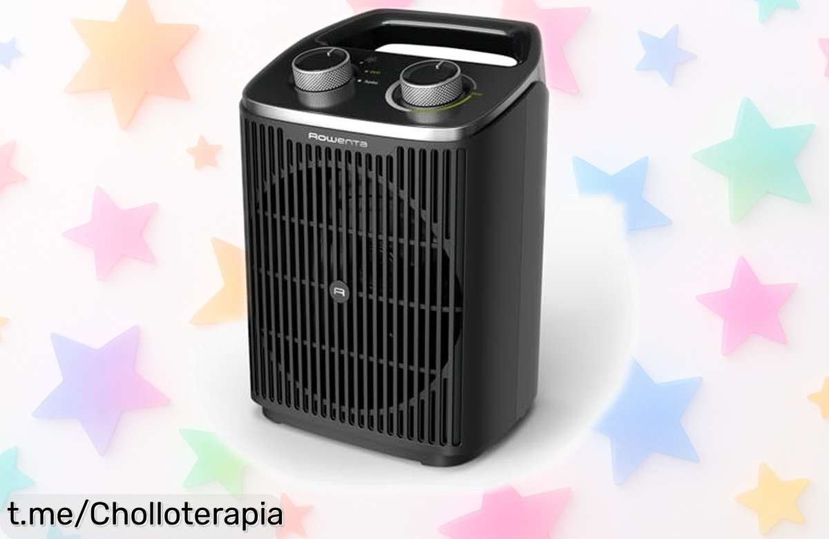 Calefactor Rowenta Intense Comfort con 2000 W para calentar rápido hasta 35 m² a precio rebajado súper chollo silencioso y seguro ¡Corre que vuelan las unidades!