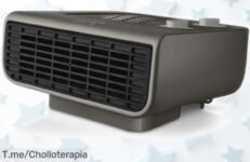 Calefactor Taurus Java gris con 2000W potencia y cable largo a precio rebajado nunca visto aprovecha este super chollo antes de que se agote ¡calor al alcance ahora!