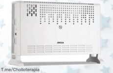 Calefactor de convección Jocca silencioso y potente 2000W con función turbo para calentar rápido hasta 20m² Chollazo a precio rebajado que vuela ¡No pierdas esta oportunidad ahora!