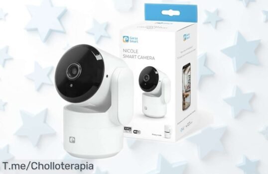Cámara WiFi Garza con giro 360º, visión nocturna HD y detección inteligente a precio rebajado imperdible ¡disfruta audio bidireccional y seguridad total antes de que se agoten!