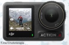 Cámara de acción DJI Osmo Action 4 con sensor gigante y grabación 4K ultra nítida, súper estable y batería para frío extremo a un precio rebajado que es un auténtico ofertón ¡Date prisa que vuelan las unidades!