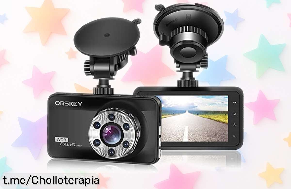 Cámara de coche ORSKEY 1080P full HD con gran angular y detección movimiento oferta brutal precio rebajado ¡Corre que vuelan!