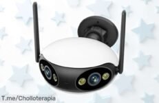 Cámara de seguridad WiFi GOSIA 4MP con visión ultra amplia y seguimiento automático a precio rebajado solo por tiempo limitado ¡No pierdas este super chollo para cuidar tu hogar al instante!