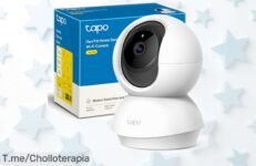 Cámara de vigilancia Tapo 2K con visión nocturna y seguimiento inteligente a precio rebajado, controla tu hogar en tiempo real sin gastar de más ¡Últimas unidades, no lo pienses!