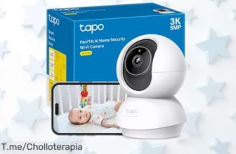 Cámara de vigilancia Tapo C230 con giro 360º y visión 3K ultranítida rebajada, detección inteligente que espanta intrusos en segundos y audio bidireccional para proteger tu casa ya mismo ¡no pierdas este ofertón limitado!