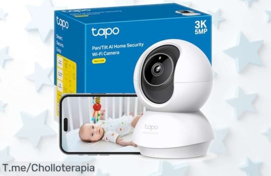 Cámara de vigilancia Tapo C230 con giro 360º y visión 3K ultranítida rebajada, detección inteligente que espanta intrusos en segundos y audio bidireccional para proteger tu casa ya mismo ¡no pierdas este ofertón limitado!
