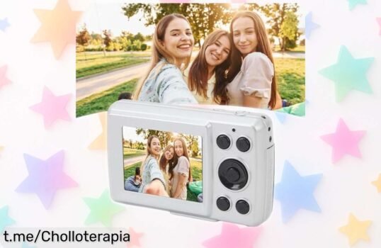 Cámara digital para niños con 16 MP y zoom 16x de primera, pantalla HD antivibración; precio rebajado que rompe esquemas ¡No esperes más y consigue este super chollo antes de que se agote!