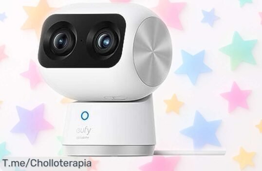 Cámara eufy Security Indoor CAM S350 con ultra 4K y zoom 8x a precio rebajadísimo, visión nocturna y seguimiento inteligente para cuidar de tu bebé o mascota ¡no pierdas este súper ofertón que se acaba en nada!