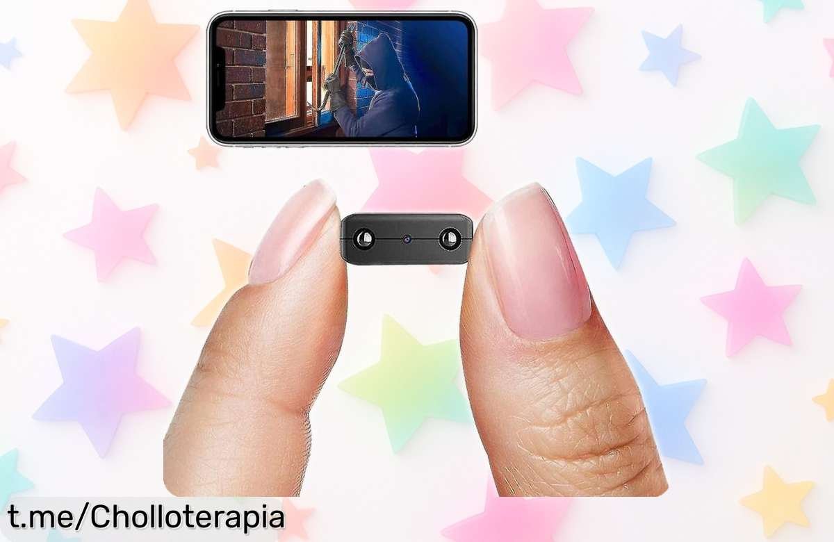 Cámara mini 4K HD con wifi y micrófono rebajada al máximo para que protejas ya tu casa sin complicaciones ¡No la dejes escapar, oferta única por tiempo limitado!