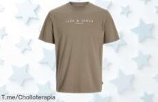 Camiseta Jack & Jones crudo con calidad brutal y diseño atemporal a un precio rebajado que no verás otra vez, ¡pilla esta oferta limitada antes de que desaparezca!