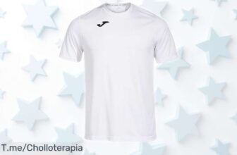 Camiseta Joma Combi M-C para hombre blanca con secado rápido y corte sin límites que te permite mover a tope precio rebajado chollazo que no puedes dejar pasar por tiempo limitado ¡corre que vuelan!