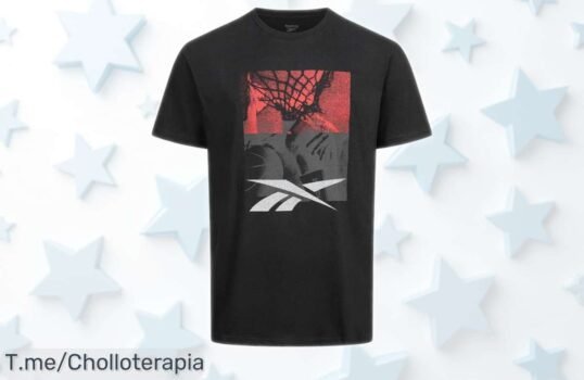 Camiseta Reebok Basketball Snaps para hombre con diseño top y precio bajado a tope, un super chollo único que vuela rápido ¡corre antes de que se agoten y luce estilo ganando en cada jugada!