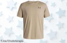Camiseta Under Armour Sportstyle para hombre ligera y con logo suave, chollazo en precio rebajado que no dura, ¡aprovecha ya este ofertón exclusivo y lleva tu estilo urbano sin vaciar la cartera!