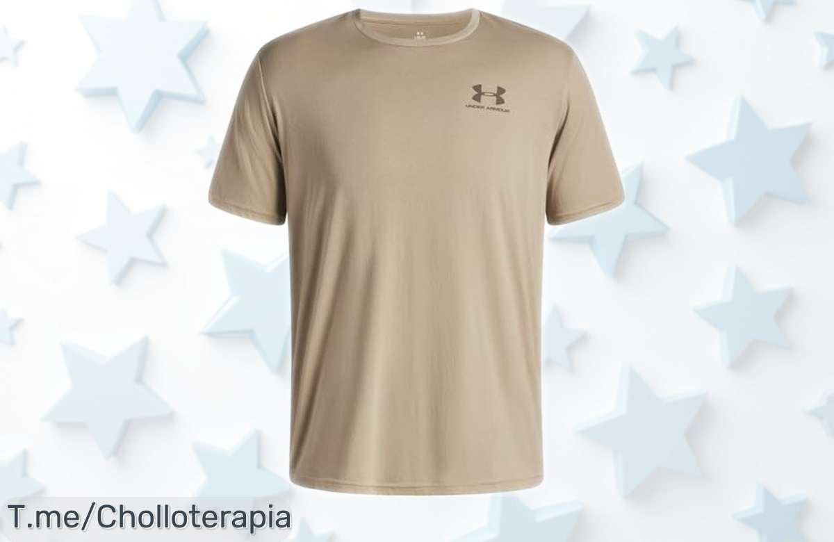 Camiseta Under Armour Sportstyle para hombre ligera y con logo suave, chollazo en precio rebajado que no dura, ¡aprovecha ya este ofertón exclusivo y lleva tu estilo urbano sin vaciar la cartera!
