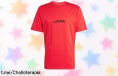 Camiseta adidas Essentials para hombre con ajuste perfecto y tela súper resistente en un ofertón brutal que no se repetirá, aprovecha este precio rebajado único y presume de estilo fresco antes de que vuelen las unidades ¡corre que se acaba!