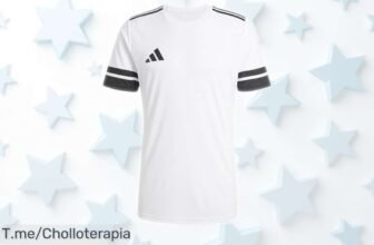 Camiseta adidas hombre Squadra25 con tecnología AEROREADY que te mantiene fresco, ahora rebajada en un super chollo exclusivo y por tiempo limitado ¡date prisa antes de que se acabe!