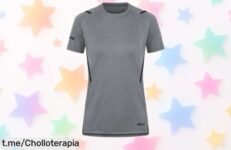 Camiseta de entrenamiento Jako Challenge para mujer con diseño fresco y calidad top ahora rebajada a un precio que no volverás a ver, ¡un super chollo para destacar mientras te mueves rápido y elegante! Corre porque vuelan las unidades