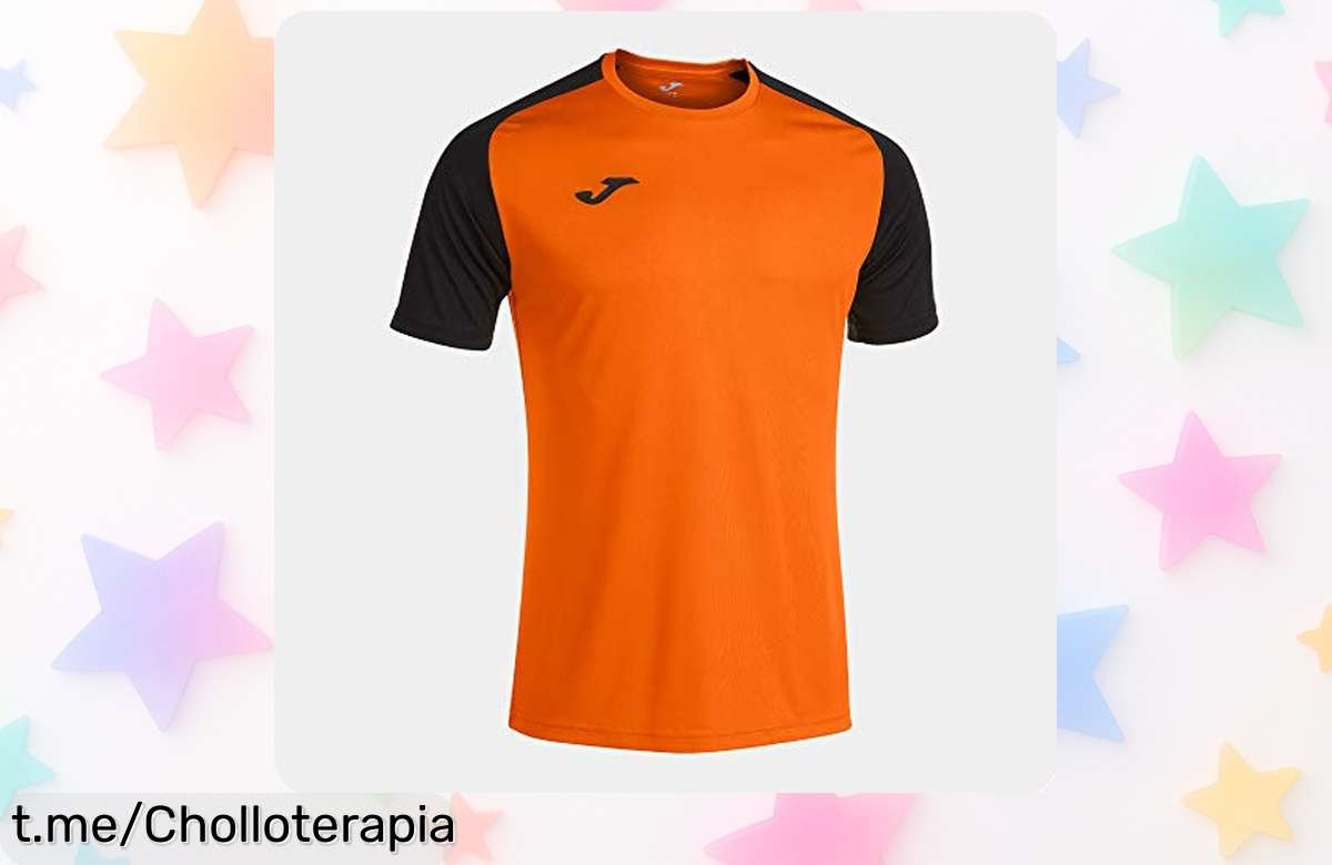 Camiseta deportiva Joma ligera y fresca que recoge el sudor rápido sin rozaduras ni olores, rebajada con un ofertón único por tiempo limitado ¡corre que vuelan!