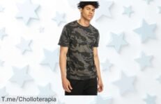 Camiseta hombre Brandit Darkcamo talla M con diseño atemporal rebajada a precio loco, un super ofertón que vuela rápido y no durará mucho ¡no dejes pasar esta ganga única y hazla tuya ya!