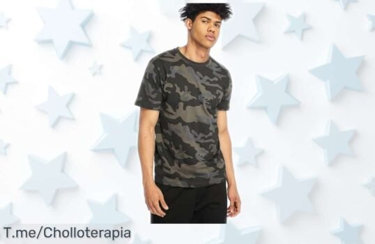 Camiseta hombre Brandit Darkcamo talla M con diseño atemporal rebajada a precio loco, un super ofertón que vuela rápido y no durará mucho ¡no dejes pasar esta ganga única y hazla tuya ya!