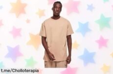 Camiseta oversized Urban Classics en unión beige antes imposible, ahora a precio rebajado con estilo que siempre encaja corre que vuelan estas unidadeslimitadas