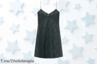 Camisón corto súper elegante Women’secret Sense en verde botella con detalle fruncido, caída de precio espectacular que desaparecerá pronto ¡no lo pienses y vuélvelo tuyo ya!