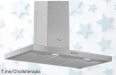 Campana extractora Bosch DWB76BC50 serie 2, acero inoxidable con iluminación LED y control fácil, ahora a precio rebajado que no volverás a ver ¡esquiva malos olores ya! Oferta limitada que vuela rápido, ¡no lo dejes escapar!