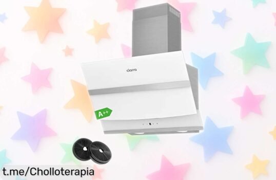 Campana extractora CIARRA CBCW6736N 60 cm con super succión y filtro de carbono, precio rebajado increíble para eliminar olores rápido; ¡ofertón temporal que se agota ya!