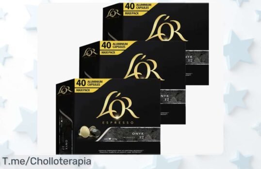Cápsulas de café L'OR Espresso pack total 120 unidades con un sabor intenso que conquista, precio rebajado sin igual por tiempo limitado, chollazo para tener siempre tu espresso favori ¡Corre que vuelan!