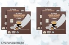 Cápsulas de café lungo intenso by Amazon sabor avellana tostada 100 unidades con precio rebajado increíble disfruta un auténtico arábica lleno de cuerpo ya que esta oferta especial se irá volando ¡no te quedes sin tu chollo!