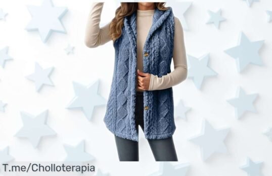 Cárdigan mujer otoño invierno súper grueso con capucha talla grande de caída de precio nunca vista corre que vuelan estas chaquetas calentitas ideales para el día a día sin arrepentirse ¡consigue ya este super chollo!
