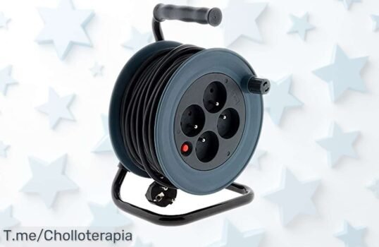 Carrete alargador doméstico Zenitech 15m con diseño top y súper práctico, rebajado a un precio loco que no dura – ¡corre antes de que se agote este ofertón!