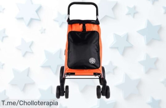 Carro de compra plegable cofan con 6 ruedas de aluminio super ligero y resistente, ahora a precio rebajadísimo para que tus compras sean un paseo sin esfuerzo ¡Date prisa que quedan poquísimos!