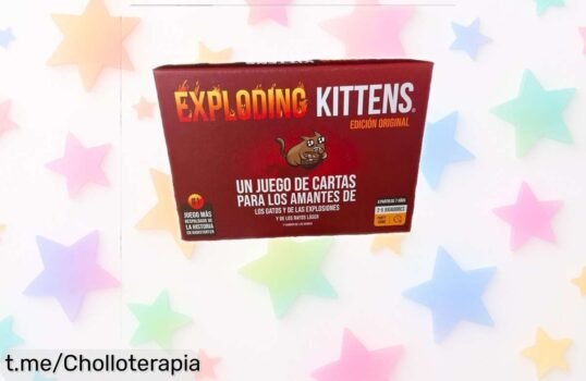 Cartas de juego Fiesta en español para Gatito Explosivo con precio rebajado, diversión asegurada y risas a tope; no pierdas este super chollo que vuela, ¡hazte ya con las tuyas!