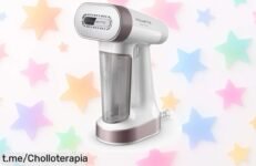 Cepillo de vapor y plancha 2 en 1 Rowenta DR8720F0 con vapor potente que quita arrugas al instante, depósito XXL para no parar y modos súper fáciles; precio rebajadísimo solo por tiempo limitado ¡no dejes que se escape este mega ofertón!