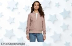Chaqueta bomber Urban Classics para mujer con estilo urbano único y precio rebajado que no se ve todos los días, ideal para cualquier plan casual; súper chollo limitado, corre que vuelan las tallas y colores disponibles