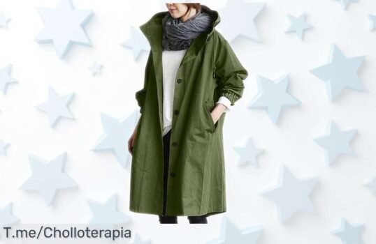Chaqueta cortavientos de mujer ligera y plegable con capucha, ¡un descuentazo brutal que baja su precio más que nunca! Perfecta para planes al aire libre y lista para llevar siempre contigo, aprovecha esta oferta limitada antes de que se agote