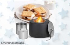 Chimenea de bioetanol EFUTURETIME con llama ajustable y diseño portable precio súper rebajado chollazo que llena tu espacio de calor y estilo ¡aprovecha ya esta oferta limitada antes que suba!