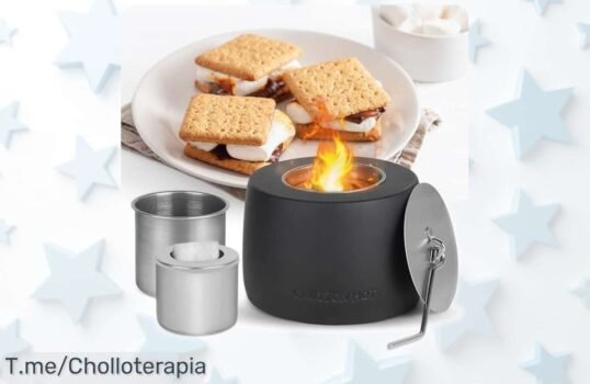 Chimenea de bioetanol EFUTURETIME con llama ajustable y diseño portable precio súper rebajado chollazo que llena tu espacio de calor y estilo ¡aprovecha ya esta oferta limitada antes que suba!