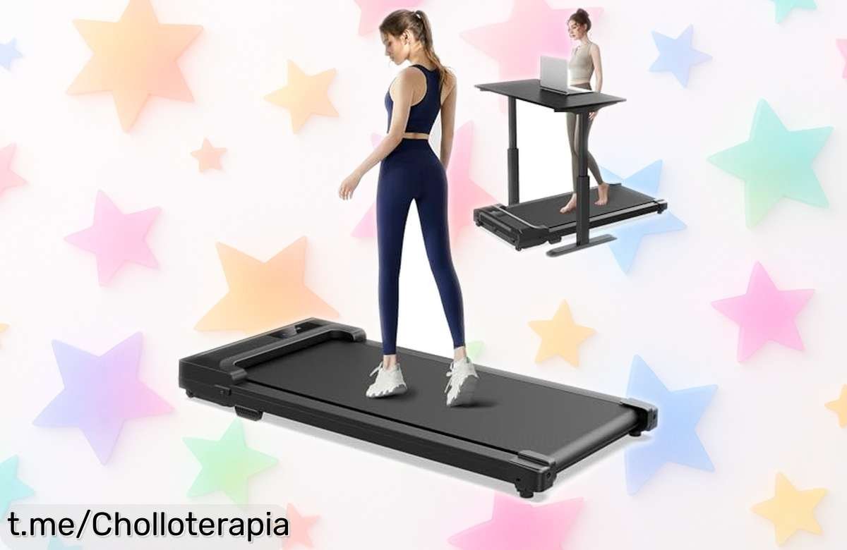 Cinta de correr portátil con motor potente y banda antideslizante rebajada a precio loco para que camines sin parar en casa u oficina, solo quedan pocas unidades ¡corre antes que se acabe esta súper oferta!