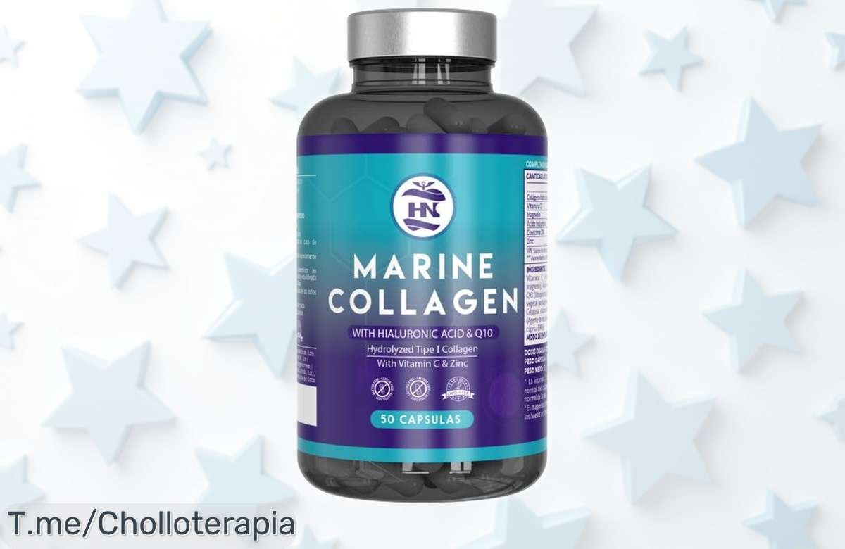 Colágeno marino hidrolizado con ácido hialurónico y Q10 precio rebajado para que tu piel y huesos luzcan geniales ¡un súper chollazo limitado, cómpralo ya antes de que se esfume!