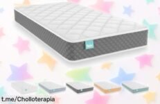 Colchón cuna Nalui viscoelástico con núcleo HR Adapt Foam y tejido 3D que mantiene fresco a tu bebé Hombre rápido porque este super chollo tiene precio rebajado imperdible y pocas unidades quedan ¡Corre que vuela!