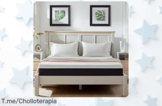 Colchón viscoelástico Classic Living 90x190 con espuma Aether para un descanso sin presiones ni ruidos Precio rebajado increíble Esta oportunidad vuela ¡Hazte ya con tu sueño más cómodo antes de que desaparezca!