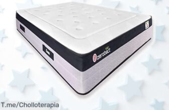 Colchón viscoelástico Matnature Zerobact Sac con muelles ensacados y gran firmeza que protege tu descanso de bacterias ¡precio rebajado brutal para un chollazo único! Corre que vuelan las unidades, no lo dejes escapar