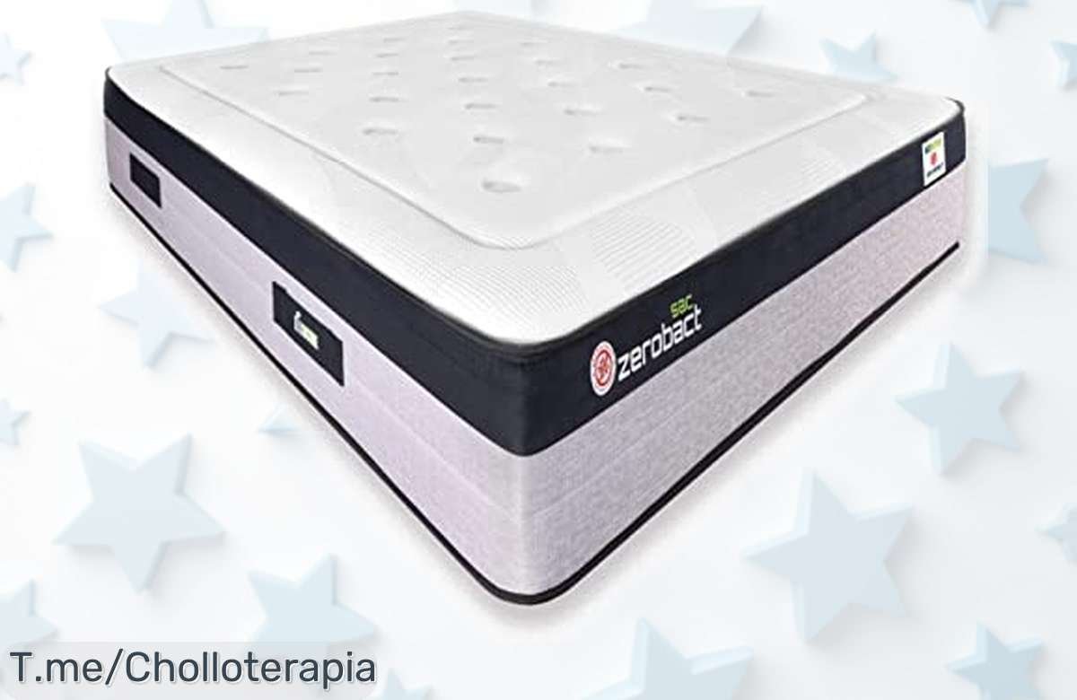 Colchón viscoelástico Matnature Zerobact con muelles ensacados y frescura antibacteriana súper firme rebajado a precio de ganga un ofertón que se esfuma rápido ¡no lo pienses más!