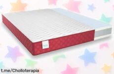 Colchón viscoelástico reversible Gredos 135x190 cm con Viscomfort y tejido transpirable a precio rebajado que parece un super chollo para dormir fresquito y firme toda la noche ¡Oferta limitada, corre antes que se agote!