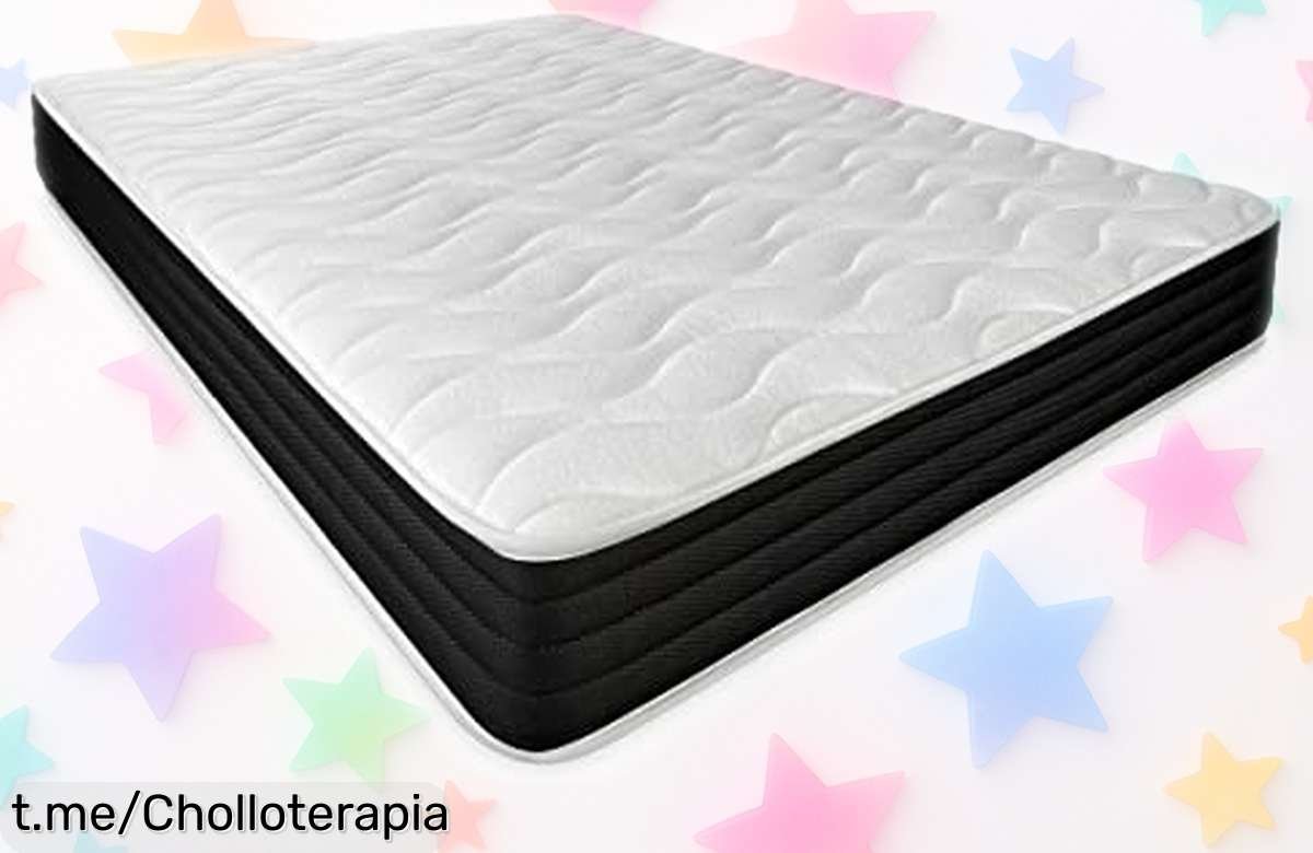 Colchón viscoelástico reversible con firmeza perfecta para invierno y verano, súper transpirable y antiácaros a precio rebajado, una oportunidad que vuela: aprovecha este ofertón antes de que desaparezca.