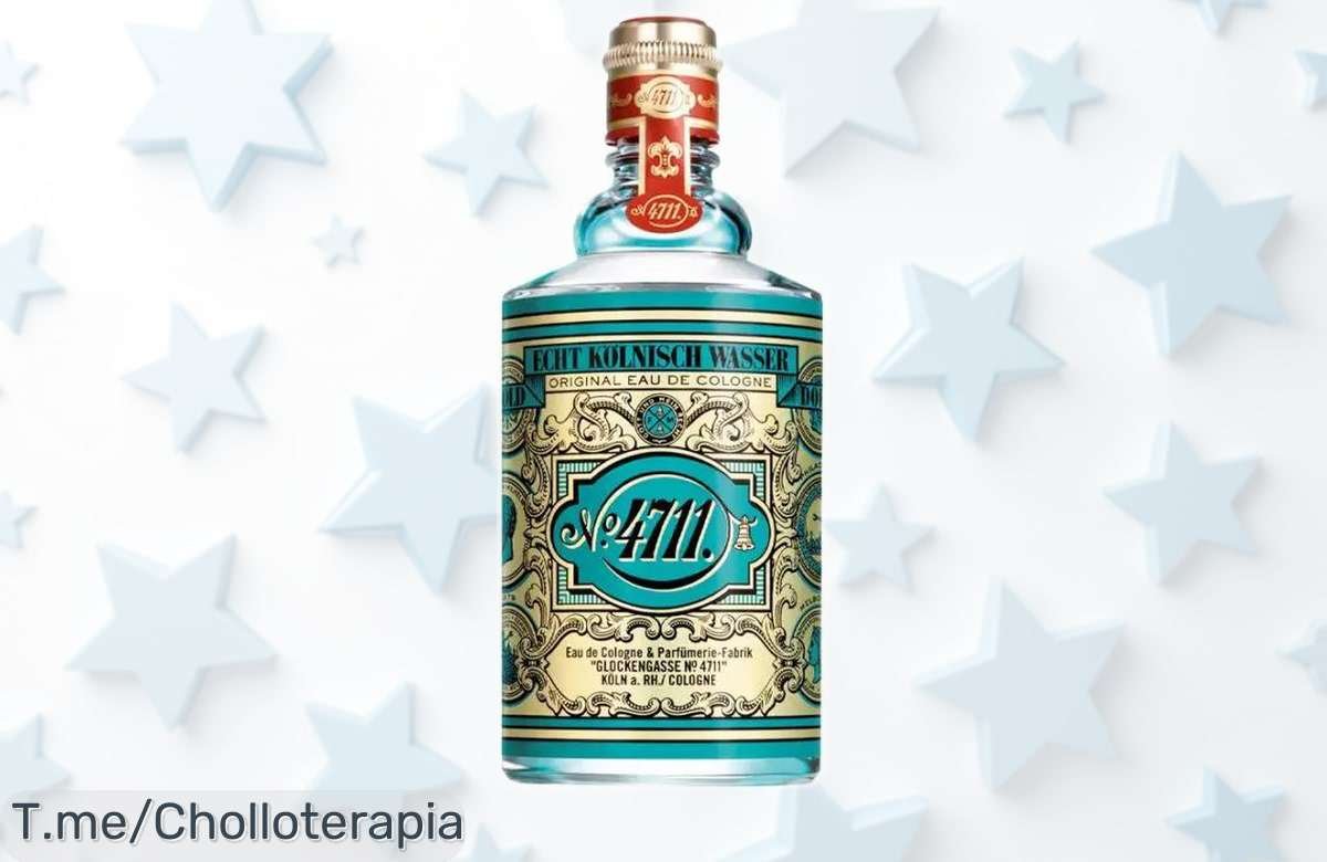 Colonia unisex 4711 Original 400 ml con fragancia clásica que dura y precio rebajado increíble, ¡un super chollazo para cualquier ocasión! Oferta limitada, corre antes de que se acabe este botellón irresistible.