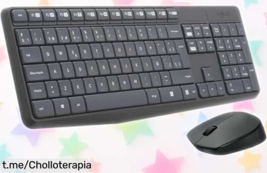 Combo teclado y ratón Logitech MK235 con batería de 3 años, teclas ultras rápidas y diseño ambidiestro a precio rebajado que vuela rápido ¡No lo dejes escapar ya!