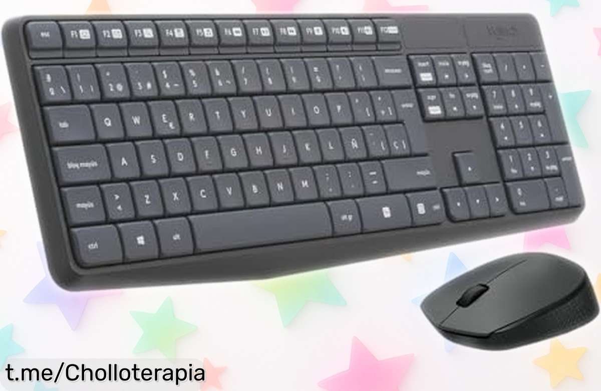 Combo teclado y ratón inalámbrico Logitech MK235 con batería para 3 años precio rebajado que no vas a encontrar todos los días ¡Date prisa antes de que se agote este ofertón único!
